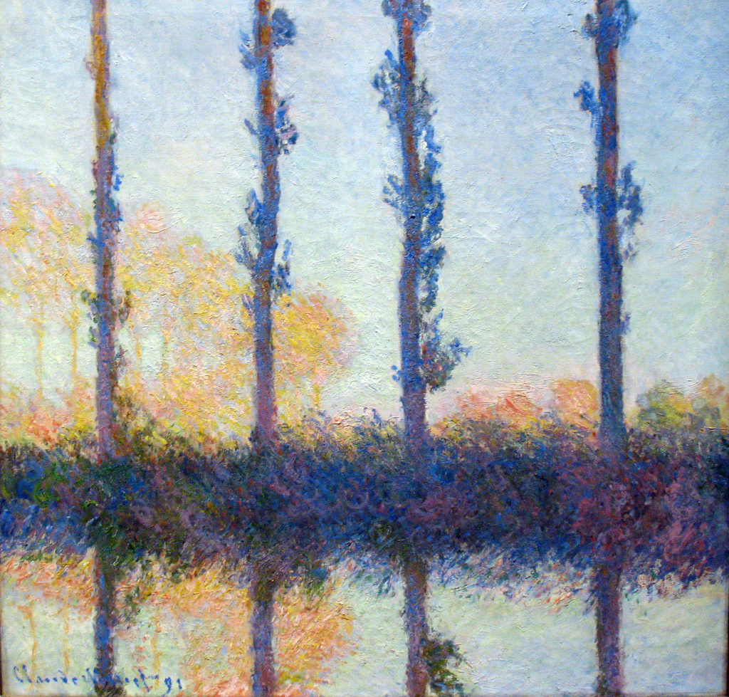 Four Trees Claude Monet W1309 Metropolitan Museum of Art, New York